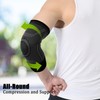 NuCamper Ellenbogenbandage mit Riemen Herren Damen, Tennisarm, Golferarm, Kompressionsbandage, Rutschfeste,