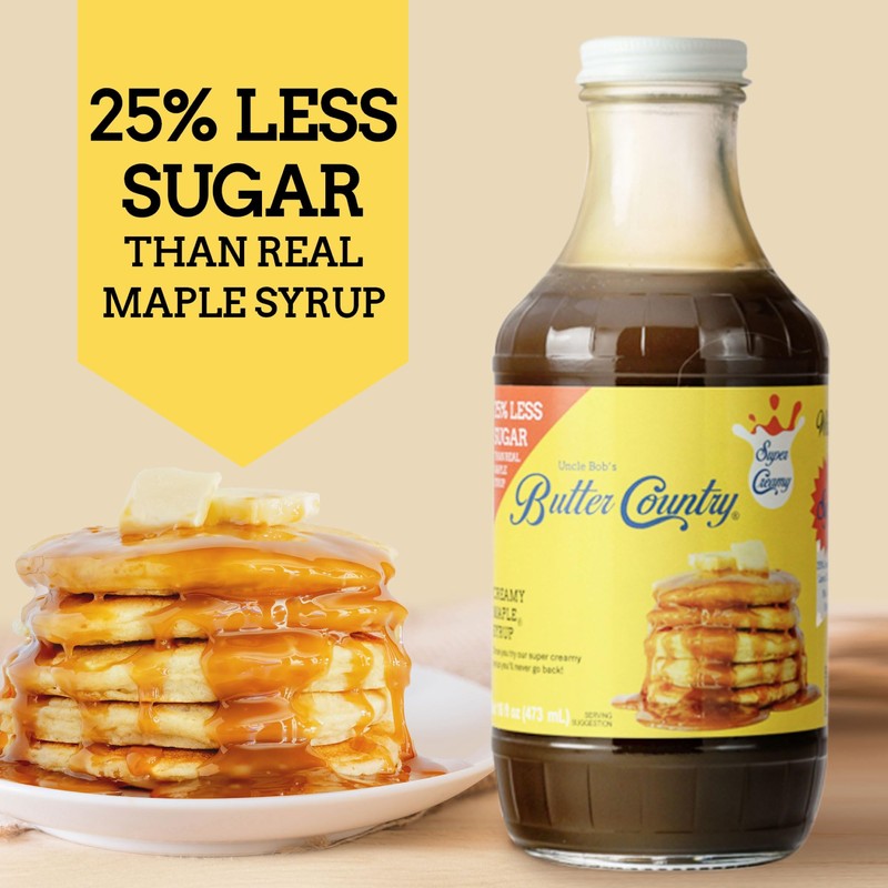 Butter Country Rich and Creamy Buttermilk Syrup | Creamy Maple