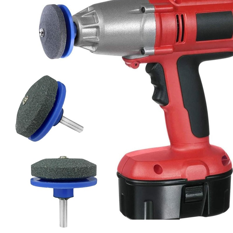 Lawn Mower Blade Sharpener - 2 Pack Blue Garden Tool