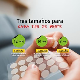 Parches para Acne Invisibles Super Set - 56 Parches de Hidrocoloide | 3 Tamanos: 8mm 10mm y 12mm | K-Beauty Hecho en Corea | Para Todo Tipo de Imperfe