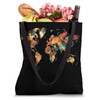Cubist World Map Tote Bag