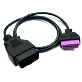 AutoDia® Adapter OBD 2 II Verlängerung Kabel Stecker auf Buchse 16 Pin Diagnose Interface 1 m Meter