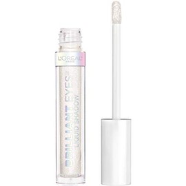 L'Oreal Paris Brilliant Eyes - Sombra de ojos líquida, brillo duradero, resistente a las arrugas, a prueba de escamas, aplicador de precisión, secado rápido, no grasa, cadena de perlas, 1 oz.