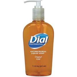 Dial Professional 84014EA Gold Antimicrobial Soap Floral Fragrance 7.5oz Pump Bottle
