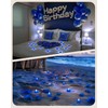 Amagic 1000 Pieces Blue Artificial Rose Petals with 12 Blue