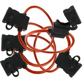 5 Pack Gauge ATC Fuse Holder in-LINE AWG Wire Copper Volt Power Blade