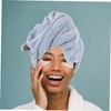 Mikinona Hair Drying Towel Wrap Absorbent Microfiber Cap for Quick