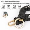 INTEKIN Motorcycle Chain Lock 3.3FT/100cm Bicycle Locks 8mm/10mm Thick Bike