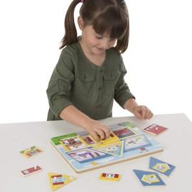 Melissa & Doug 8pc Sound Puzzle - Around The House, Multicolor (734)
