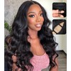 V Part Wig Human Hair Body Wave Upgrade Glueless Wigs