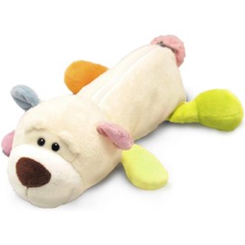 Generic NICI Figure Pouch rainbow bear Pencil Case, 3D Plush Pencil Pouch Soft Animal Stationery Cartoon Storage Pen Bag