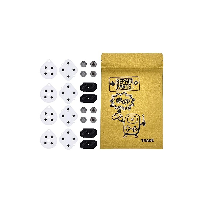 ニンテンドー スーパーファミコン コントローラー 内部ゴムパッド 20個セット (4セット分) TRADEオリジナルパッケージ