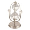 Deco 79 53425 Iron Swivel Hour Glass, 12" x 6",
