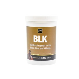 NAF B.L.K 500g – Advanced Respiratory & Circulatory Support for Horses – With Beetroot, L-Carnitine & Herbs – Aids Lung Function, Stamina & Performance in Hard-Working Horses