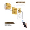 Rayogale Rechargeable Wall Sconce, Gold Battery Operated Wall Sconce Set