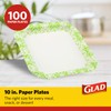 Glad Square Disposable Paper Plates for All Occasions | Soak