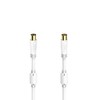 Hama Antenna Cable for Coax Plug to Coax Female Gold