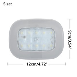 CYDZSW Car LED Lights Interior Battery Powered,USB Charging 10LED Small Wireless Dome Light Inside,RV Camper Shell Ceiling Roof Lights,Trunk Light