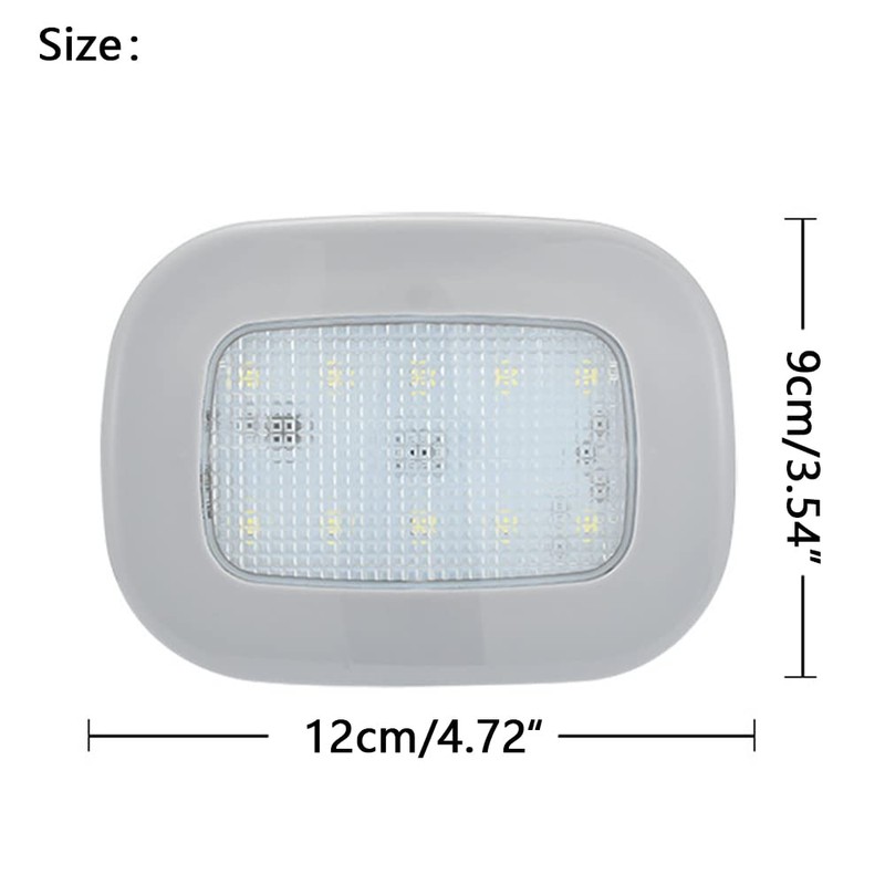CYDZSW Car LED Lights Interior Battery Powered,USB Charging 10LED Small