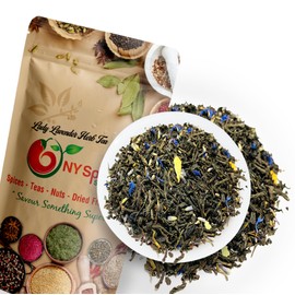 NY SPICE SHOP Lady Lavender Herb Tea – Herbal Leaves Blend – All Natural Flavored Loose Leaf (4 Ounce)