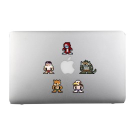 8-BitHero 8bit THUNDERCATS VILLAINS Vinyl Decal Set of 5 Stickers For Laptops & Macbook