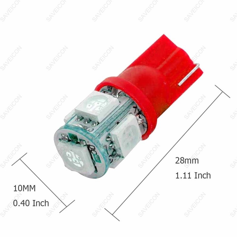 SAWE - 168 194 2825 T10 W5W 5050 5-SMD LED