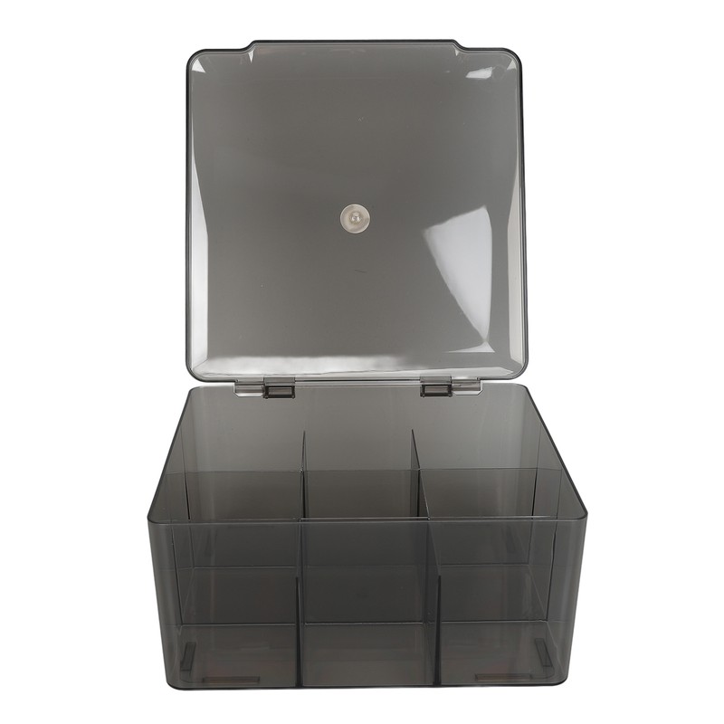 Flip Grids Storage Box Large Capacity Dustproof Easy Access Skincare