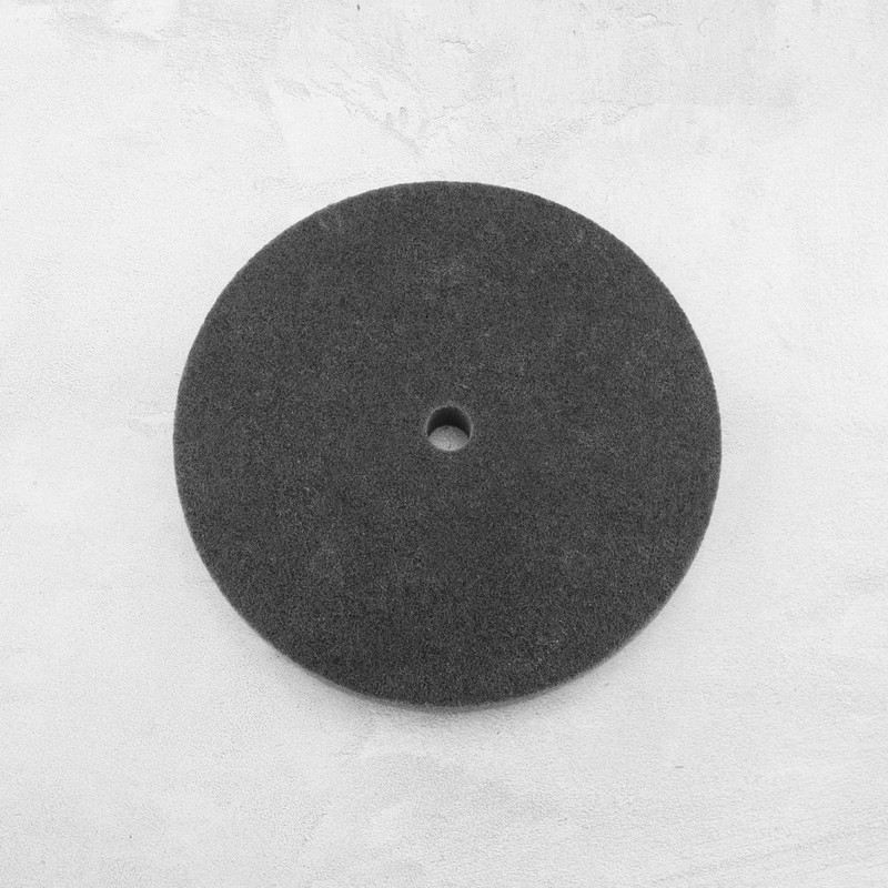 LT Easiyl Nylon Fiber Polishing Wheel 200mm, Black, Medium Grit,