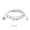 SinLoon 11FT US Plug Power Cords with On/Off Switch 3-Core
