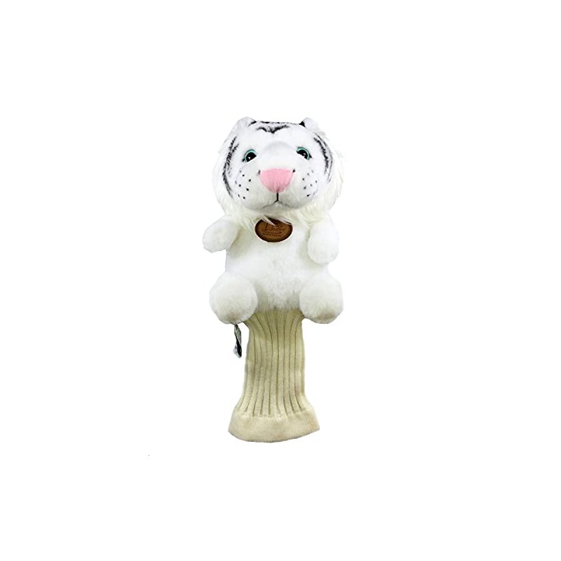 Cute Sale Headcover Golf Club White Tiger H0026