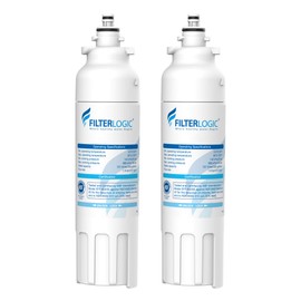 FilterLogic ADQ73613401 Refrigerator Water Filter, Replacement for LG LT800P, ADQ73613402, Kenmore 9490, 469490, 46-9490, LSXS26326S, LMXC23746S, LMXC23746D, LSXS26366S (Pack of 2)