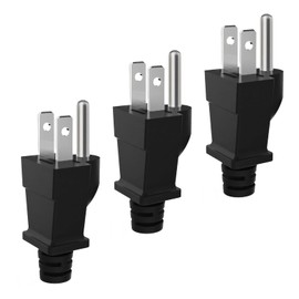 3 Pack Neutral Ground Bonding Plug for Portable Inverter Generator-Camper for Open Ground Error, Grounding Plug Surge Protector Generator with Floating Neutral on RV Plug, Generator Grounding Kit