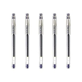 Pilot Hi-Tec-C 04 Gel Ink Pen, Ultra Fine Point 0.4mm, Blue Ink, LH-20C4, Value Set of 5