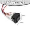 Hoypeyfiy DC 12V 10A 6 Pin 3 Position Rocker Switch