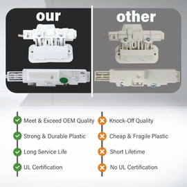 W10810403 WTW7000DW0 WTW7300DW0 WTW7500GC2 WTW8040DW4 Cabrio Washer Lid lock Replace W10861642 W10787836 Fit for Whirlpool Cabrio, Kenmore Series 600 700, maytag Bravos XL Washers 10-Year Warranty