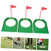 SUPVOX Plastic Golf Putting Cups 3pcs Golf Hole Training Aid