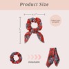 Mirlern 8-Piece Bows Satin Hair Scrunchies for Women and Girls,