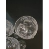 IncisoArt Hand Etched Italian Crystal Goblet Sandblast White Wine Glass