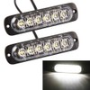 Poopee LED Daytime Running Lamp, Waterproof, Blue/White, for 12V/24V Cars,
