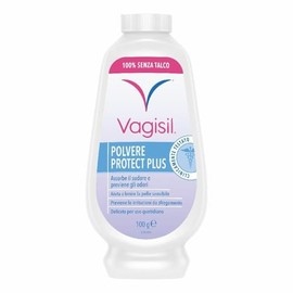 Vagisil Polvere Intima con Amido di Mais, Assorbe il Sudore, Previene Irritazioni e Arrossamenti, Formula Delicata per Pelle Sensibile, 100 g