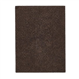 166 Piece Cream Beige and Brown Felt Furniture Non Scratch Floor Pads Transparent Rubber Noise Reduction Bumpers Various Shapes Sizes