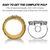shoxil Pineapple Corer Large Stainless Steel Pineapple Corer Peeler Pineapple