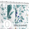 MAYZUS Extra Long Shower Curtain 72 x 84 Inch, Tall