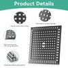 USAHANKE Drain Hair Catcher for Bathroom Sink,4.8" Stainless Steel and