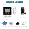 Runleader 12V 24V 36V 48V Digital Battery Indicator Voltmeter with