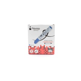Marcador Pizarrón Blanco Nextep Color Azul Com12 Pzas