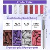 ITADAKU 120 Pcs 3mm Mini Sanding Bands for Nail Drill