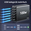 FINIBO FINIBO USB C Ladeger?t Mehrfach: 100W 6-Port Schnellladeger?t mit