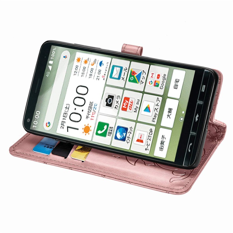 BASIO4 KYV47 Case Folio au Kyocera KYV47 Case Cute Lightweight