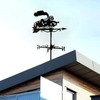 Garden Weathervane Roof Outdoor Metal Wind Vane Decoration for Yard